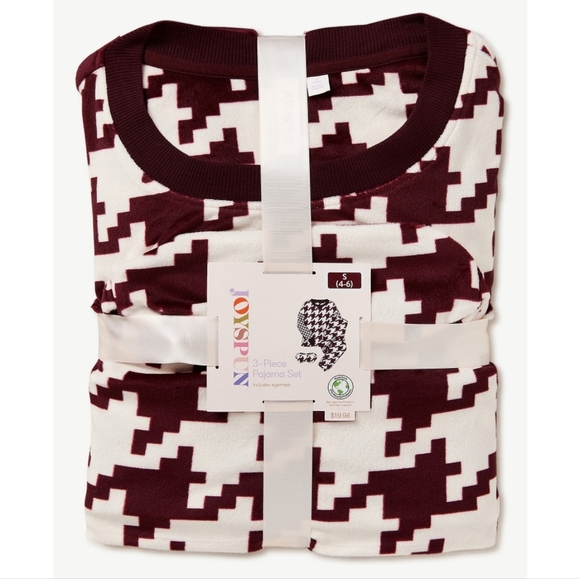 NWT Women's Velour Pajama set with Eye Mask size 3X - Picture 1 of 6